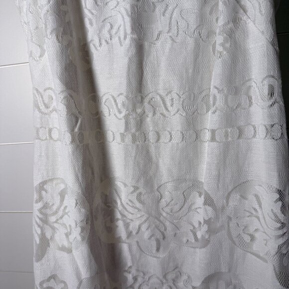 Max Studio White Sleeveless Lace Dress Small Summer Resort - Picture 6 of 7
